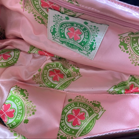 Charm and Luck 100% Genuine Leather Tiger Stripes, Embellished Handbag. - Picture 12 of 16